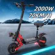 Portable Electric Scooter 2000W 70KM/H 60KM Off Road Foldable Adult E-Bike