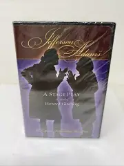 Jefferson & Adams A Stage Play by Howard Ginsberg (DVD) NEW SEALED