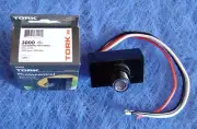 Tork 3000 Button Flush Mounting Photocontrol 120V Photocell/Photoeye Gasket & Nu