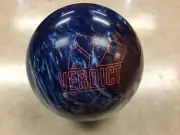 16lb NIB Ebonite VERDICT HYBRID P International 1st Quality Bowling Ball RARE