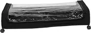 Cabilock Under Bed Storage Rack Drawers for Containers Shoe Utility Cart Bathroom Storage Drawers Wheels Linen Under Bed Organizer Dresser Wardrobe Clothes Organizer Large Pull Iron Black