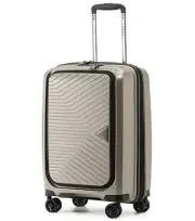 Tosca Space-X 55 cm 4-Wheel Laptop Carry On Suitcase - Champagne