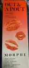 MORPHE Out & A Pout fiery red Lip Trio Lipstick 0.12oz/Lip Gloss 0.15oz NIB