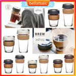 KEEPCUP BREW GLASS COFFEE CUP AUSTRALIA BEST SELLER CORK EDI