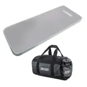 Adventure Kings Self-Inflating Foam Mattress - Single + 40L Large PVC Duffle Bag