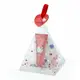 小禮堂 Hello Kitty 條狀保濕護手霜方巾組 護手乳 手帕 水果香 三角盒裝 (紅)