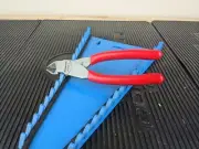 #ax507 NEW Snap-On Tools USA RED Soft Grip 7" VECTOR EDGE Diagonal Cutter 87ACF