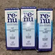 Renu Multi-Purpose Contact Lens Solution Travel Size,2 Fl Oz (Pack of 3) 7/1/26