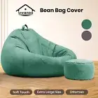 Viviendo Extra Large Bean Bag Gaming Chair Ottoman Lounger Cover Green