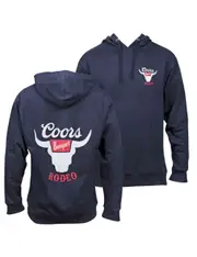 Coors Banquet Rodeo Bull Horns Logo Hoodie