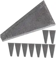 POPETPOP 10pcs Carbon Steel Axe Wedge Durable Fixing Tool for Secure Installation Reinforcement Compact for Essential for DIY Enthusiasts Professionals