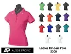 NEW! Aussie Pacific Ladies Flinders Polo 2308 ALL COLOURS 6 - 26