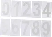 5 Sets Reflective Mailbox Numbers Stickers of Decals for Easy Installation Outdoors Self Adhesive Vinyl Address Numbers for Home and Garden Visibility
