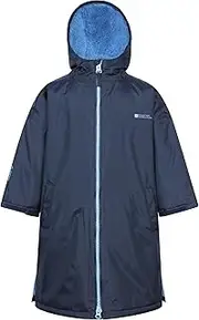 [Mountain Warehouse] Tidal Kids Waterproof Changing Robe - IsoTherm & Windproof Beachwear with Fleece Lining, For Boys & Girls - Best for Beach, Swimming & Pool
