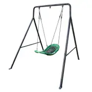 gobaplay Single Swing Set Frame with Boat Swing