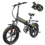 [EU Direct] KAISDA K2M Electric Bike 48V 13AH Battery 500W Motor 20*4.0inch Tires 45-55KM Max Mileage 150KG Max Load Fol