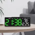 Wall-mounted Digital LED Clocks Temperature Display Table Clock for Bedroom
