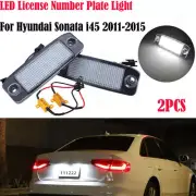 LED License Number Plate Lights Number Frame Lamp For Hyundai Sonata 2010-2015