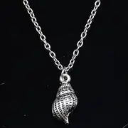 [ZOJK] Necklace 20X10X4Mm Conch Shell Pendant Short Long Women Men Colar Gift Jewelry Choker