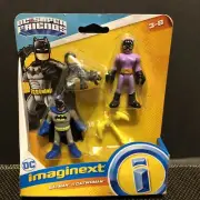 Imaginext Batman & Cat Woman DC Super Friends 2020 Mattel on Card Fisher Price