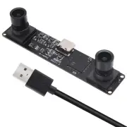 USB Stereo Camera Synchronous Dual Lens 1080P 60FPS Camera Module 4MP 3D Webc...
