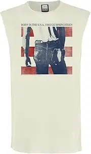 [Amplified] Unisex Adult Born In The USA Bruce Springsteen Tank Top
