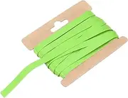 uxcell Double Fold Bias Tape for Sewing 1/3 Inch x 6 Yards Satin Pre-fold Continuous Binding Tape for Seaming Quilting Hemming Binding DIY Crafts, Green