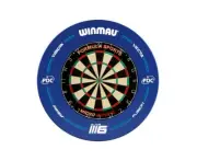 Formula Sports Micro Band 3 Dart Board and Winmau PDC Blue Dartboard Surround...