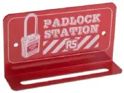 RS Pro MINI LOCKOUT PADLOCK STATION Red- 126x75mm, 237x75mm Or 348x75mm
