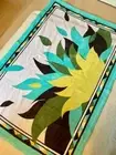 Emilio Pucci Cotton Beach Towel Bath Mat Towel blue Yellow 145 x 98cm NEW