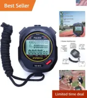 Large Screen Stopwatch with Memory Recall & Countdown Timer for Sports Coaches