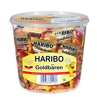 【Haribo哈瑞寶】金熊Q軟糖x4入(1kg)