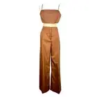 House of Harlow 1960 Pants and Cropped Cami Pinstripe Sequins, size M