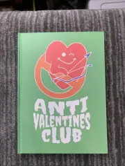 Valentine's Day Anti Heart Club Hardcover Notebook Journal Writing Diary 80 Page