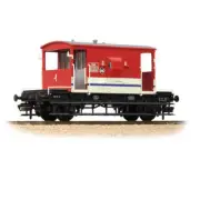 Bachmann 37-541 OO Gauge BR 20T Brake Van London Transport Barrier Vehicle Red &