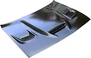 Fashionable Auto Parts Aluminum Car Engine Hood Cover Compatible for SRT HELLCAT Style Engine Hoods Compatible for Challenger