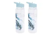 2x Paladone 650ml Frozen 2 Water Bottle Kids Children Drinking Travel Tumbler
