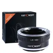 K&F Concept Manual Lens Adapter for Leica R LR Lens to Sony E Cameras NEX3 NEX5