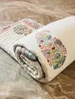 Indian Block Print Quilt Jaipuri Razai Pure Cotton Quilted Bedspread Queen Size