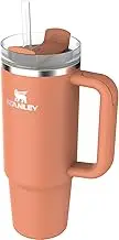 Stanley 1913 Quencher H2.0 Tumbler with Handle and Straw 30 oz | Flowstate 3-Position Lid | Cup Holder Compatible for Travel | Insulated Stainless Steel Cup | BPA-Free | Fusion Coral