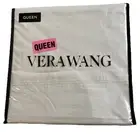 Vera Wang Luxurious Satin Weave 4 Piece Queen Sheet Set Light Gray 100% Cotton