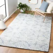 Metro Collection 3' x 5' BlueIvory MET997M Handmade Premium Wool Entryway Liv...