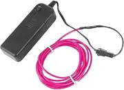 GLEAVI 2m Battery Operated String Light Glowing Strobing Electroluminescent Wire for Decorative Lighting