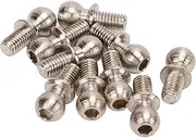 RC Steering Ball Joint Upgrade Kit Iron Steering Ball ZD Racing Silver 10pcs for Remote Control Car