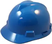 MSA V-Gard Cap Style Hard Hat - Blue