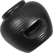 TINEASUR Fountain Flowing Water Clay Pot Outdoor Ornaments Fish Tank Indoor Waterfall Decoration Mini Ornaments Living Room Decor Indoor Fountain Tabletop Water Fountain Jar Black Ceramics