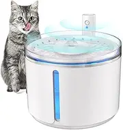 Dogness D08 Smart Sensor Fountain Pet Feeder, White, 2.2 Litre Capacity
