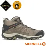 【MERRELL】男 ALVERSTONE 2 MID GORE-TEX 多功能防水透氣登山健行鞋_ML036917-深褐色 黑