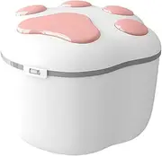 Pet Food Storage Bucket,Food Stocker,Cat Food Bucket with Spoon,Food Storage Container,Plastic Storage Bin,Large Capacity Dispenser Bin,for Dog, Cat And Other Pet Food Storage