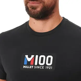 MILLET M100 男 有機棉短袖上衣 黑 MIV93170247